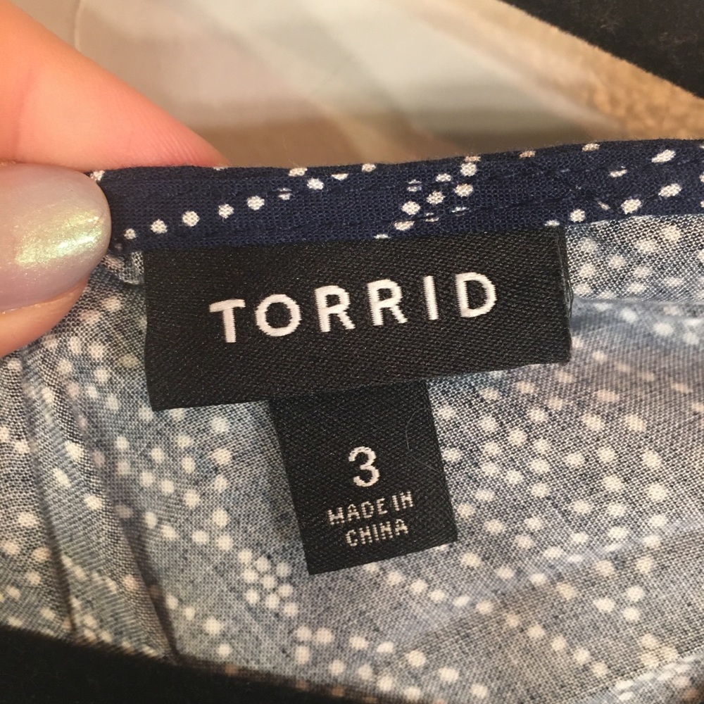 NWOT Torrid Open Back Challis Skater Dress Size 3X - Picture 11 of 14